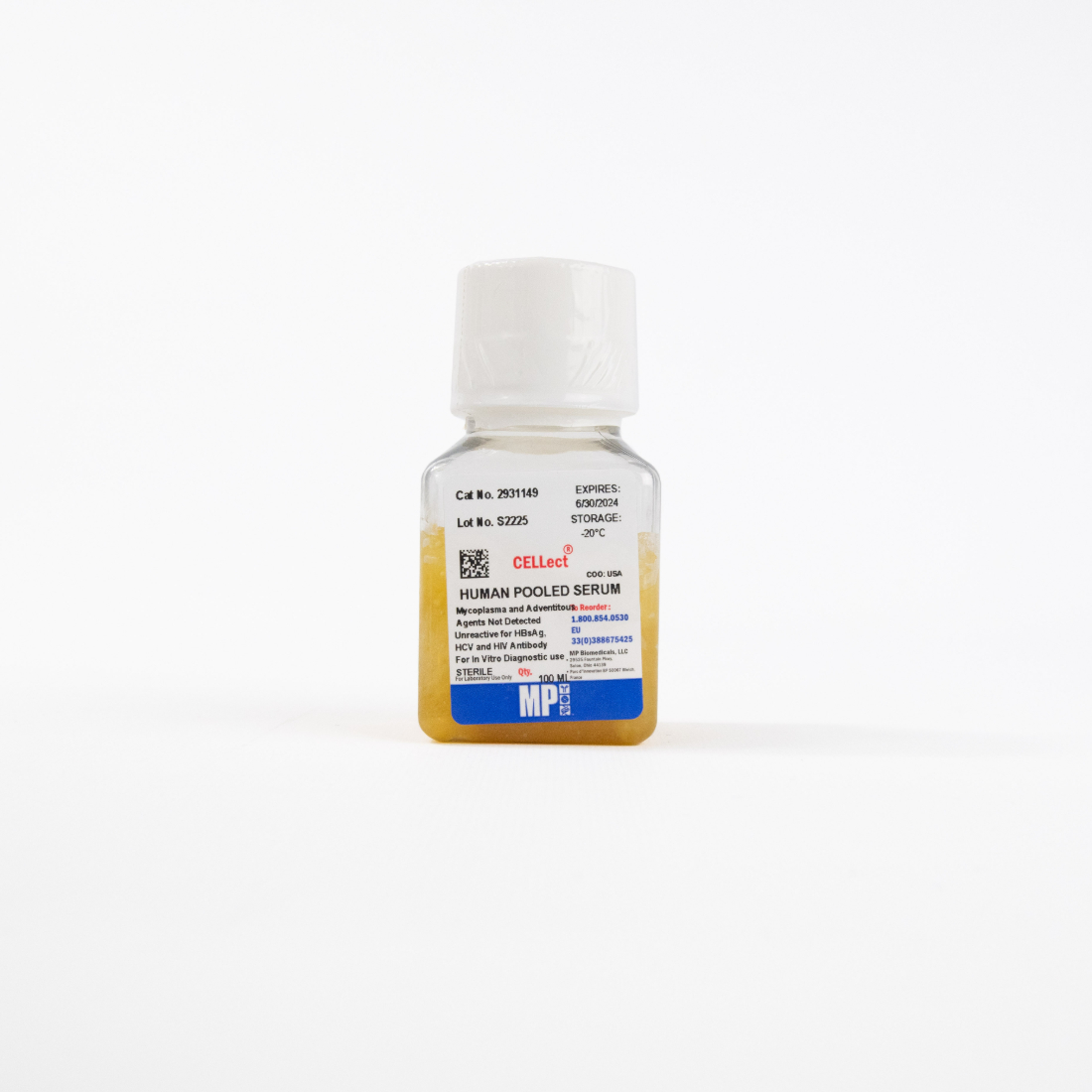 Human Serum, Pooled (HCV, HIV, HBsAG Free)